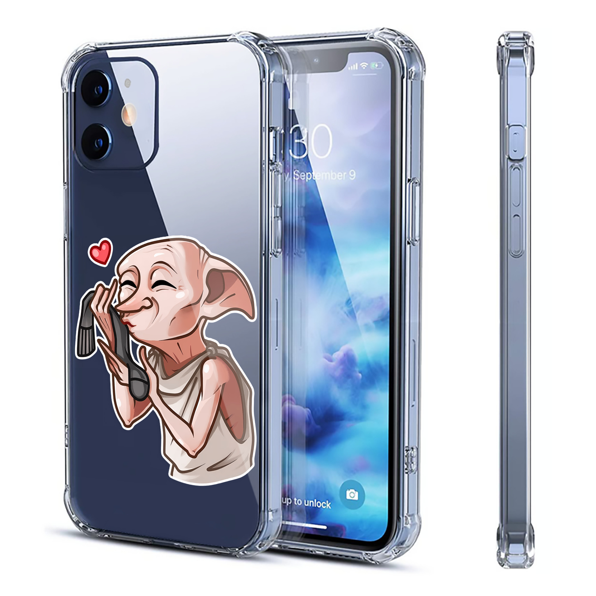 （画像用） Harry Potter ハリー・ポッターシリーズ 【iPhone 12シリーズ対応】透明スマホケース（クリアソフトケース）